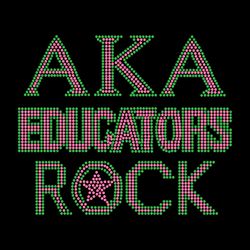 aka educators rock svg, sorority svg, aka girl gang svg, aka sorority svg, aka svg, alpha kappa alpha, aka 1908, skee we