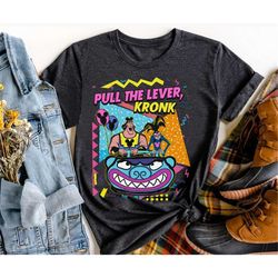 retro 90s yzma and kronk pull the lever shirt / the emperor's new groove disney t-shirt / walt disney world tee / disney