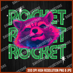 marvel guardians of the galaxy vol. 3 vintage rocket stack png, rocket png, png high quality, png, digital download