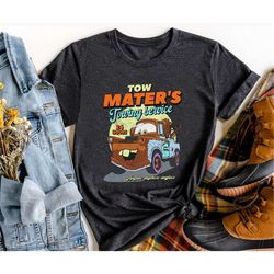 retro 90s tow mater towing service shirt disney cars movie t-shirt magic kingdom disneyland trip family vacation holiday
