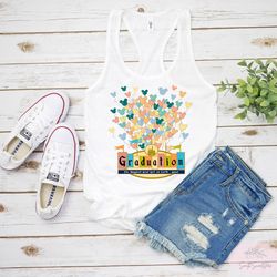 disney graduation tank tops, class of 2022, senior tank top, grad disney tank top, disney balloon tank, disney group tan