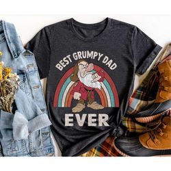 retro best grumpy dad ever shirt / grumpy dwarf disney dad t-shirt / father's day gift ideas / funny father shirt / disn