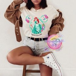 disney princess mickey head shirts, women's little mermaid shirt, adult ariel shirt, disney kids shirt, princess birthda