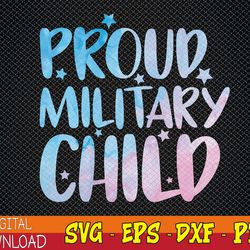 purple proud military child, military children month svg, eps, png, dxf, digital download