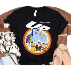 retro up carl russell dug kevin shirt / pixar disney movie t-shirt / magic kingdom park / walt disney world / disneyland