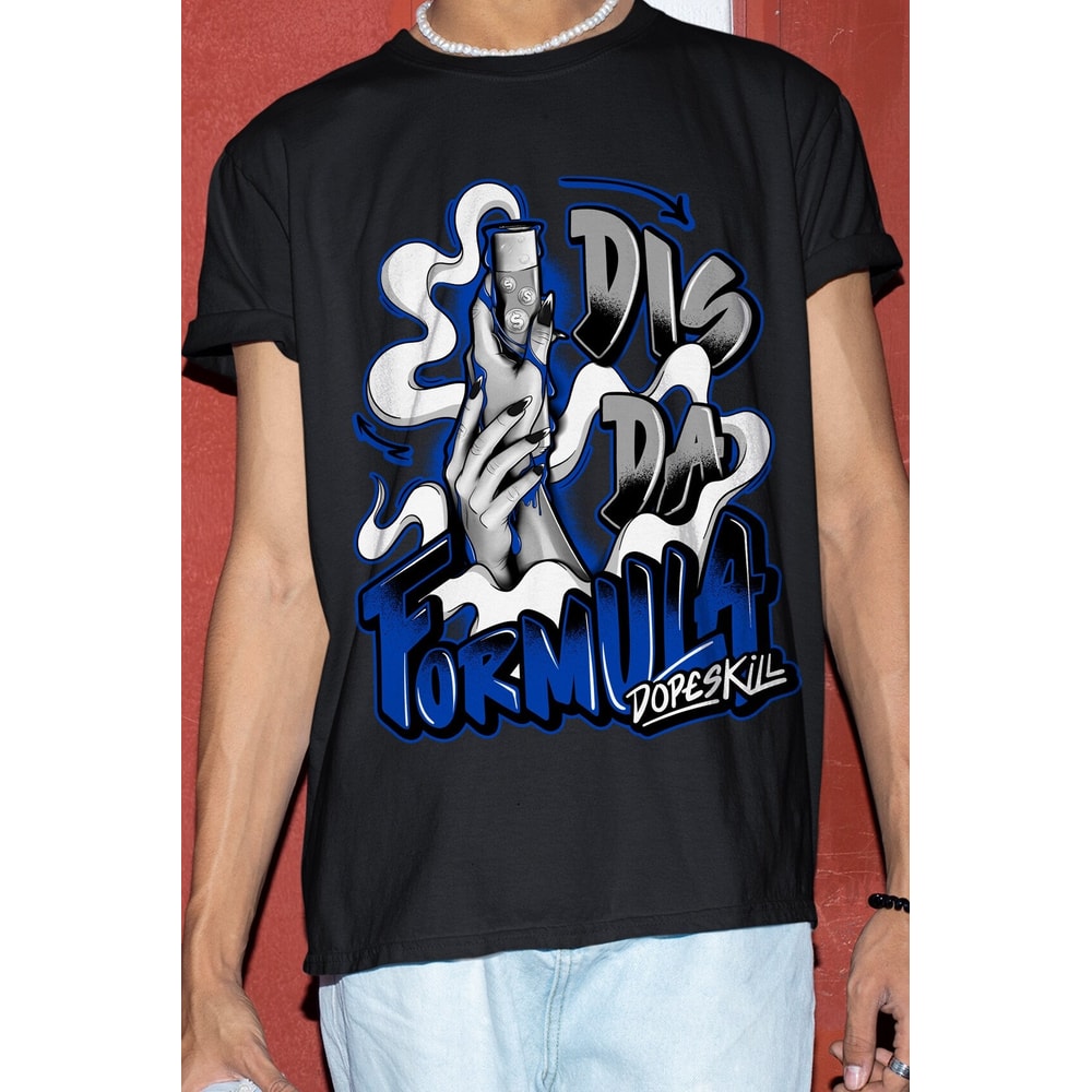 Dis da Formula Unisex Sneaker Shirt, Retro Racer Blue 5s Tee, Jordan 5 Racer Blue T-Shirt, Hoodie, Tanktop, Longsleeves