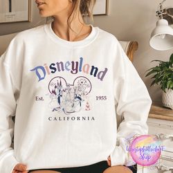 disney villains sweatshirt, disney villain characters shirt, disneyland est 1955 california shirt, disneyland villain ho