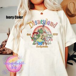 disneyland est 1955 california shirt, retro toy story shirt, toy story group shirt, disneyland family shirt, comfort col