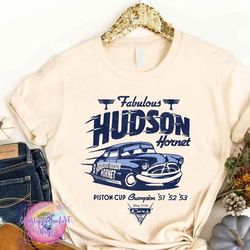 doc hudson shirt, disney cars shirt, fabulous hudson hornet shirt, disney kids shirt, disney cars land shirt, car pixar