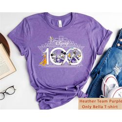 mickey and friends disney 100 years of wonder shirt / walt disney t-shirt / disneyland 2023 trip 100th anniversary / dis