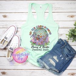 epcot tank top, let the magic blossom tank, epcot flower and garden shirt, figment shirt, floral epcot shirt, disneyland