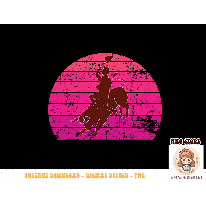 Bull Riding Cowboy Western Tee Vintage T-Shirt copy.jpg