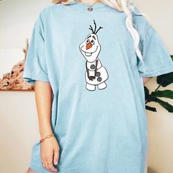 frozen olaf shirt, disney olaf shirt, disney frozen shirt, disney trip shirt, disney vacation shirt, comfort colors shir
