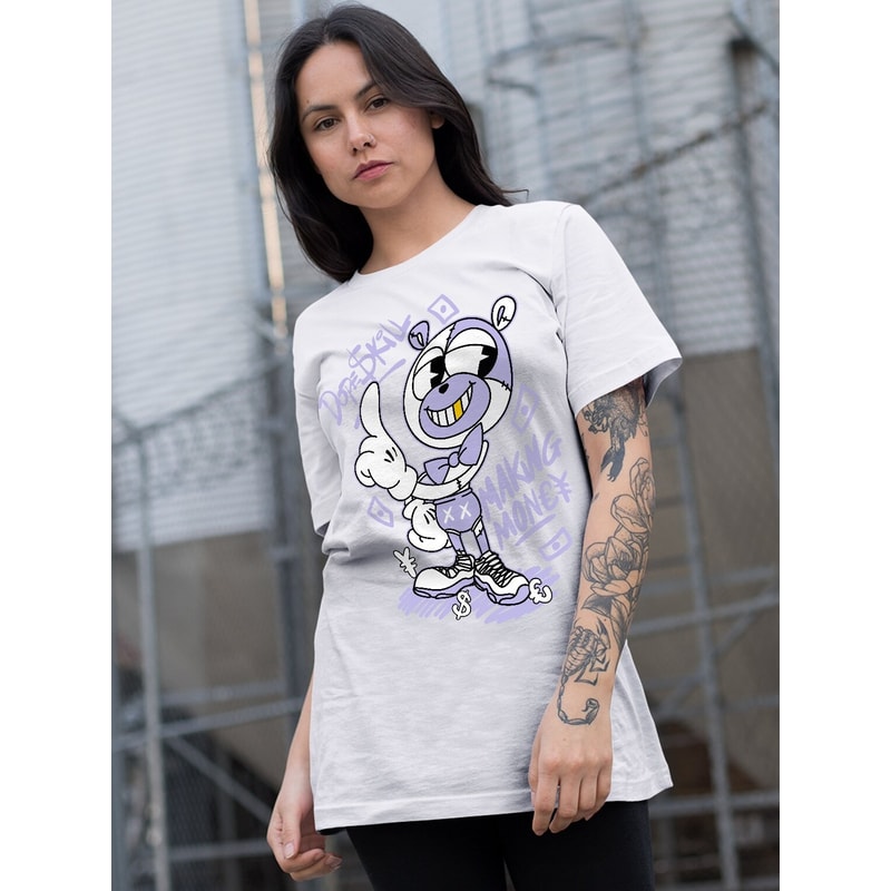 M.M Bear Unisex Sneaker Shirt, Retro Low Pure Violet 11s Tee, Jordan 11 Low Pure Violet T-Shirt, Hoodie, Tanktop