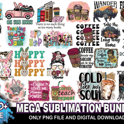 250 files mega sublimation bundle, vintage png