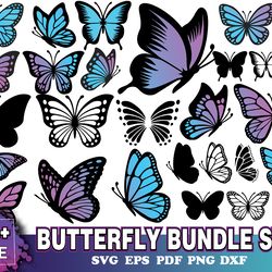 18 files butterfly bundle svg, butterfly svg, butterfly bundle svg