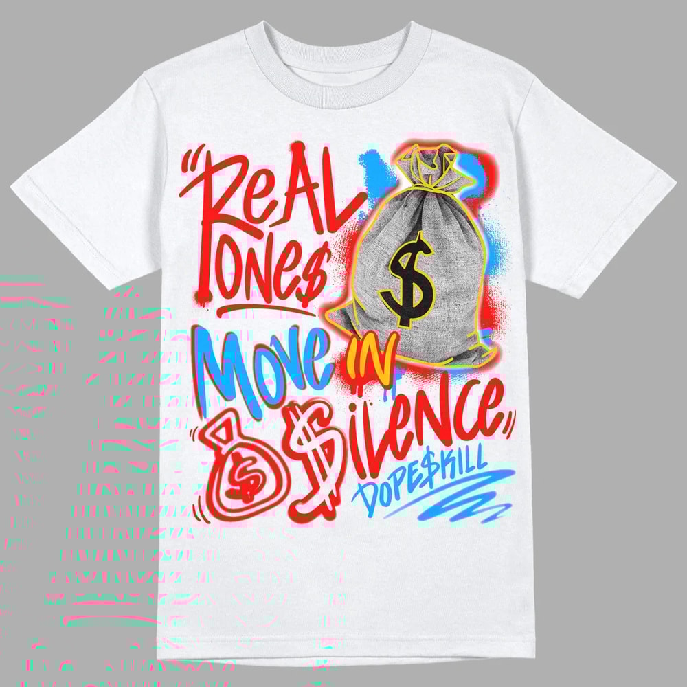 Real Ones Move In Silence Unisex Sneaker Shirt, Retro Fruity Pebbles Dunks Tee, Fruity Pebbles Dunks Dope Skill T-Shirt