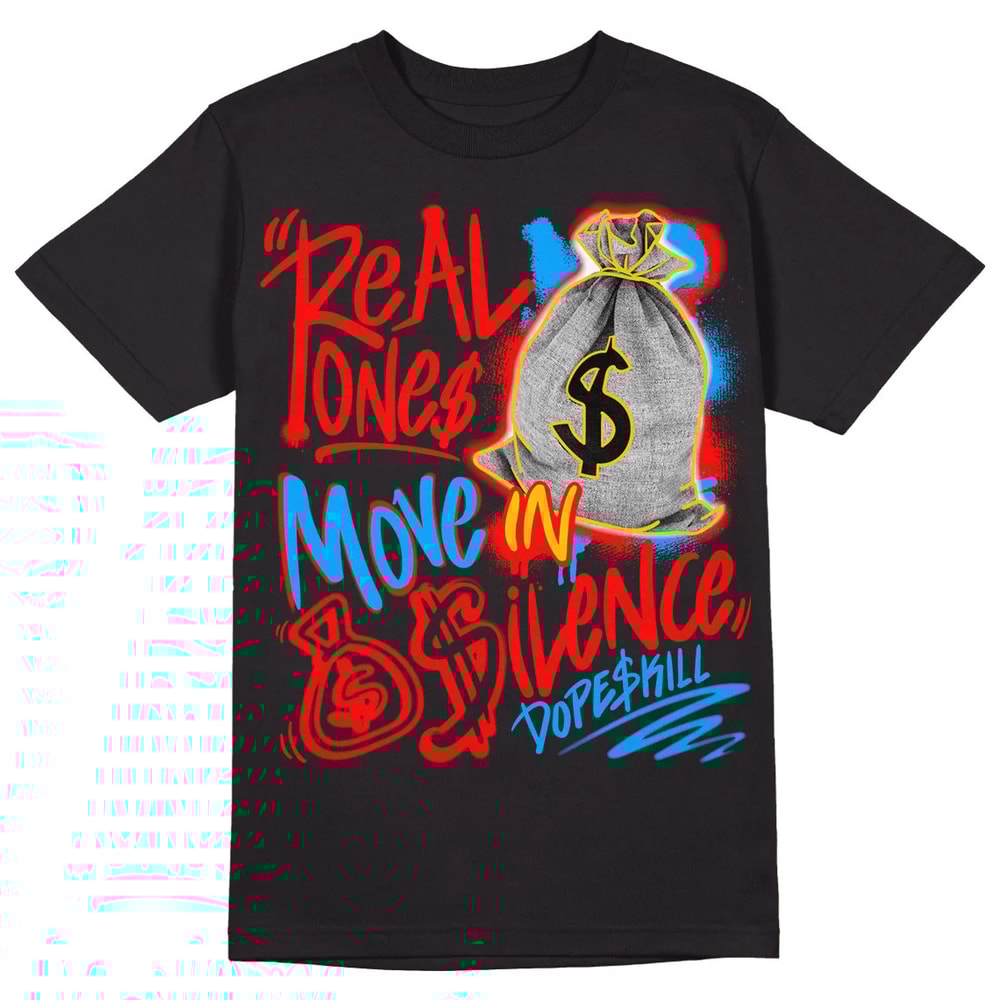Real Ones Move In Silence Unisex Sneaker Shirt, Retro Fruity Pebbles Dunks Tee, Fruity Pebbles Dunks Dope Skill T-Shirt