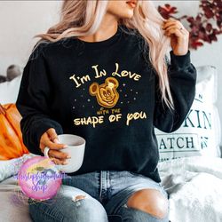 i'm in love with the shape of you shirt, mickey waffle shirt, disneyland snacks sweatshirt, disney trip 2023 hoodie, dis