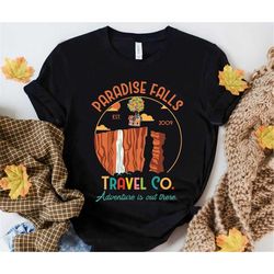 paradise falls vacation travel co shirt adventure is out there t-shirt disney up movie tee magic kingdom disneyland trip