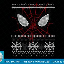 marvel spider-man eyes ugly christmas sweater t-shirt t-shirt copy png, sublimation