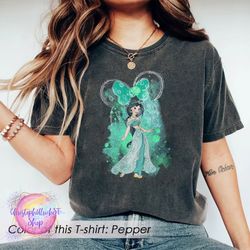 jasmine shirt, princess jasmine shirt, disney comfort colors shirt, disney princess shirt, disney birthday girl shirt, d