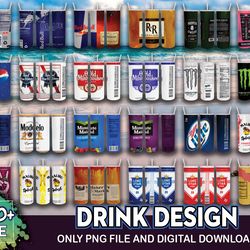 250 drink design bundle tumbler png