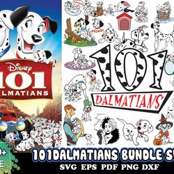 60 files 101dalmatians bundle svg, disney svg