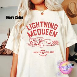 lighting mcqueen shirt, mcqueen 95 shirt, disney comfort colors shirt, disney cars shirt, disney cars land shirt, car pi