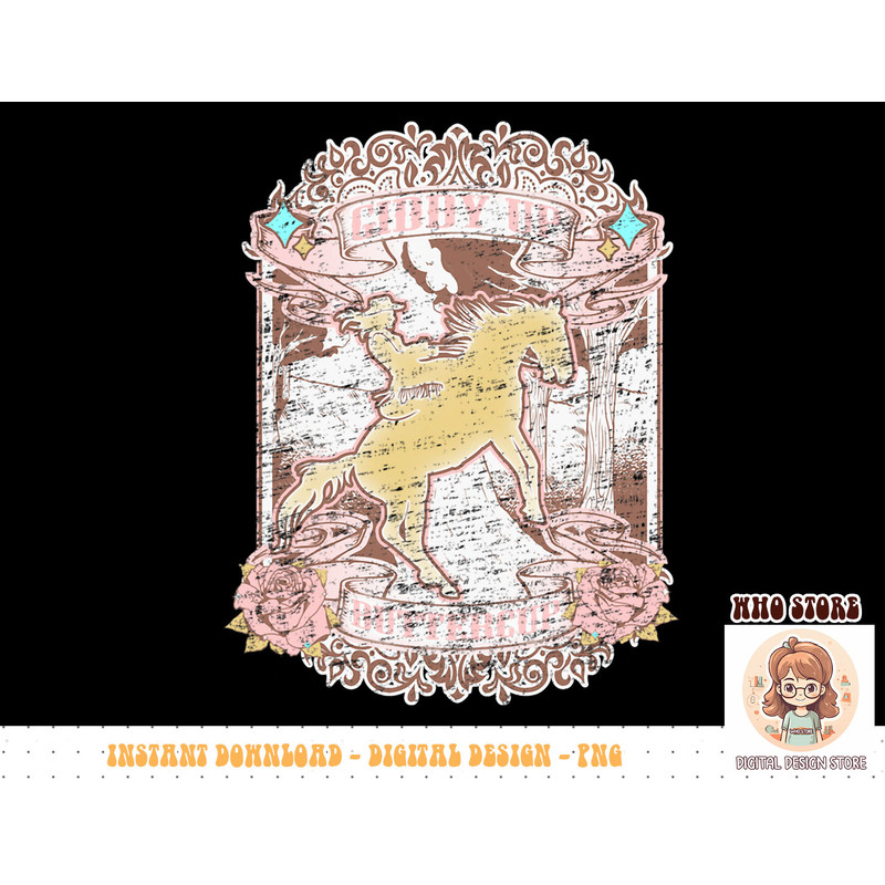 Country Western Giddy Up Buttercup Vintage Art Nouveau T-Shirt copy.jpg