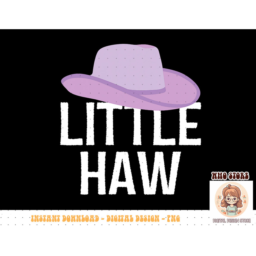 Country Western Theme Sorority Reveal Little Haw Cowgirl Hat T-Shirt copy.jpg
