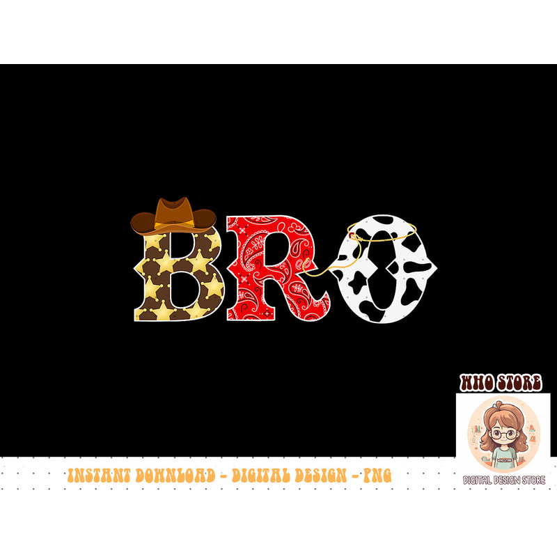 Cowboy Bro Western Rodeo Theme Kids Birthday Party Matching T-Shirt copy.jpg