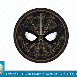 Marvel Spider-Man No Way Home Black and Gold Spidey Mask T-Shirt copy png, sublimation
