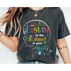disney pixar inside out listen to the voices in your head shirt / riley emotions t-shirt / disneyland trip outfits / fun