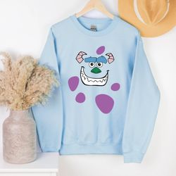 monster inc sweatshirt, sully sweatshirt, monsters university sweatshirt, disney character shirt, sully shirt, disney tr