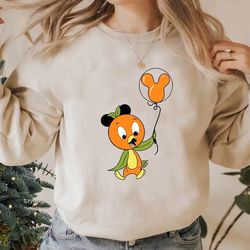 orange bird sweatshirt, florida orange bird shirt, orlando florida shirt, disney balloon shirt, disney vacation shirt, h