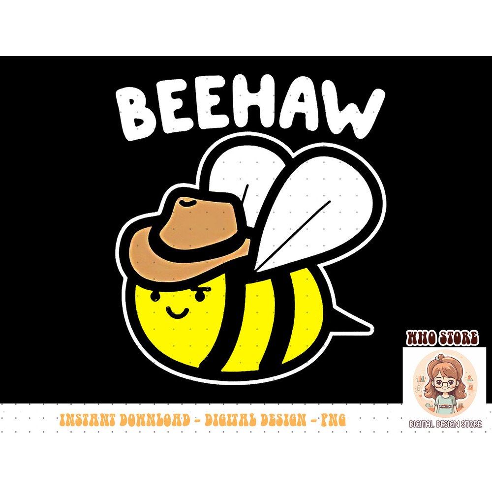 Funny Beehaw Cowboy Bee Lover Western Country Cowgirl T-Shirt copy.jpg