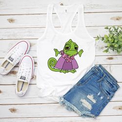 pascal tank top, pascal tangled tank , disney vacation tank, disney matching tank, disney pascal tank, disney travel tan