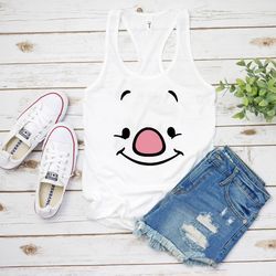 piglet tank top, winnie the pooh tank top, disneyland tank, disney trip tank, disney vacation tank, mickey ears tank, di