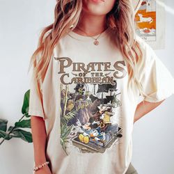 pirates of the caribbean disneyland shirt, mickey caribbean shirt, disney pirates shirt, mickey and friends shirt, comfo