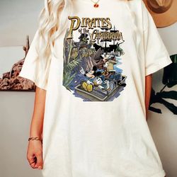 pirates of the caribbean shirt, mickey friends shirt, mickey caribbean shirt, mickey disneyland shirt, comfort colors sh
