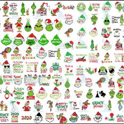 1500 grinch bundle svg, grinch svg, grinch cutting image, christmas grinch svg