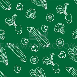 paleo green healthy food low carb diet seamless pattern print