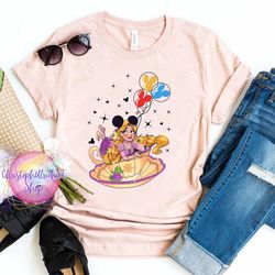 rapunzel shirt, tangled shirt, disney princess shirt, disney teacup shirt, disney balloon shirt, disney vacation tee, di
