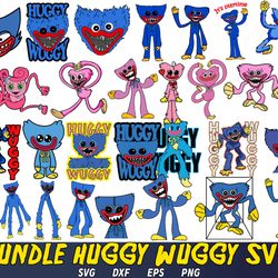 200 mega bundle huggy wuggy svg