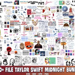250 file taylor swift midnight bundle svg