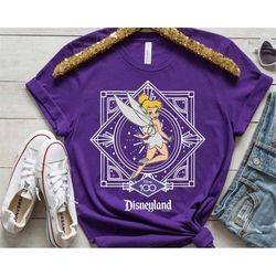 tinker bell disney 100 years of wonder shirt / peter pan disney100 tee / walt disney company t-shirt / disneyland platin