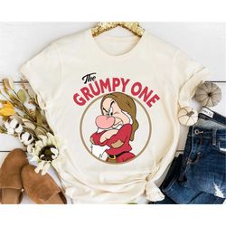 retro 90s the grumpy one snow white and seven dwarfs shirt / grumpy dwarf disney t-shirt / walt disney world shirt / dis
