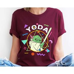 star wars retro 90s yoda master portrait shirt / star wars celebration / may the 4th be with you/ galaxy's edge / walt d