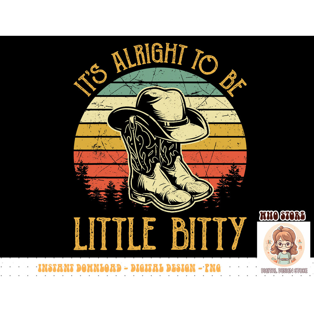 It’s Alright To Be Little Bitty Country Music Toddler T-Shirt copy.jpg